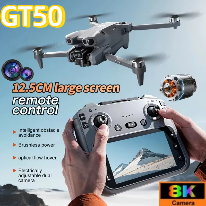 Drone Aerial Photography - GT50 RC Drone 8K HD Aerial