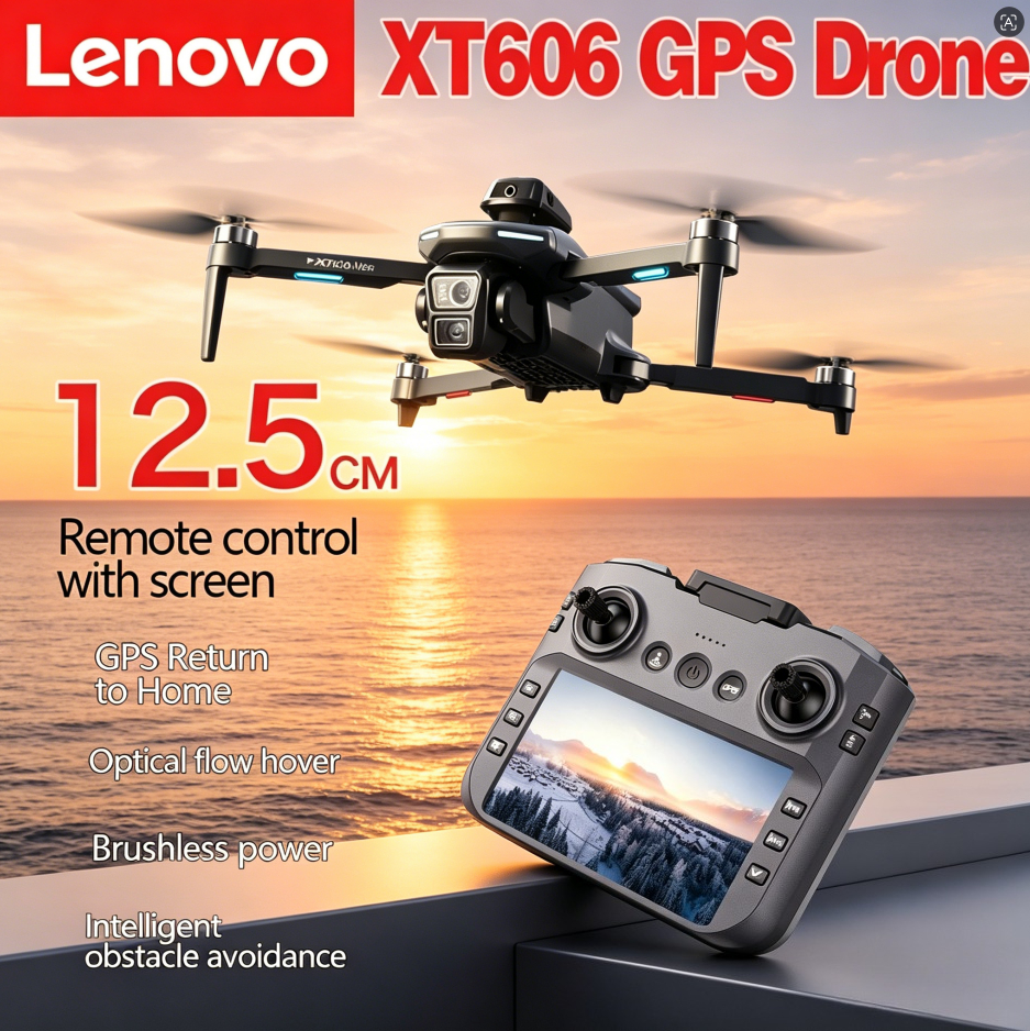 Drone Multispectral - Lenovo XT606 MAX GPS Drone 4k