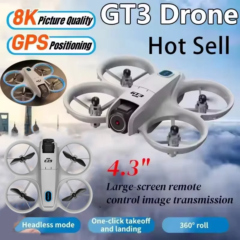 Drone Mapping - GT3 Drone 8K HD Dual Cameras