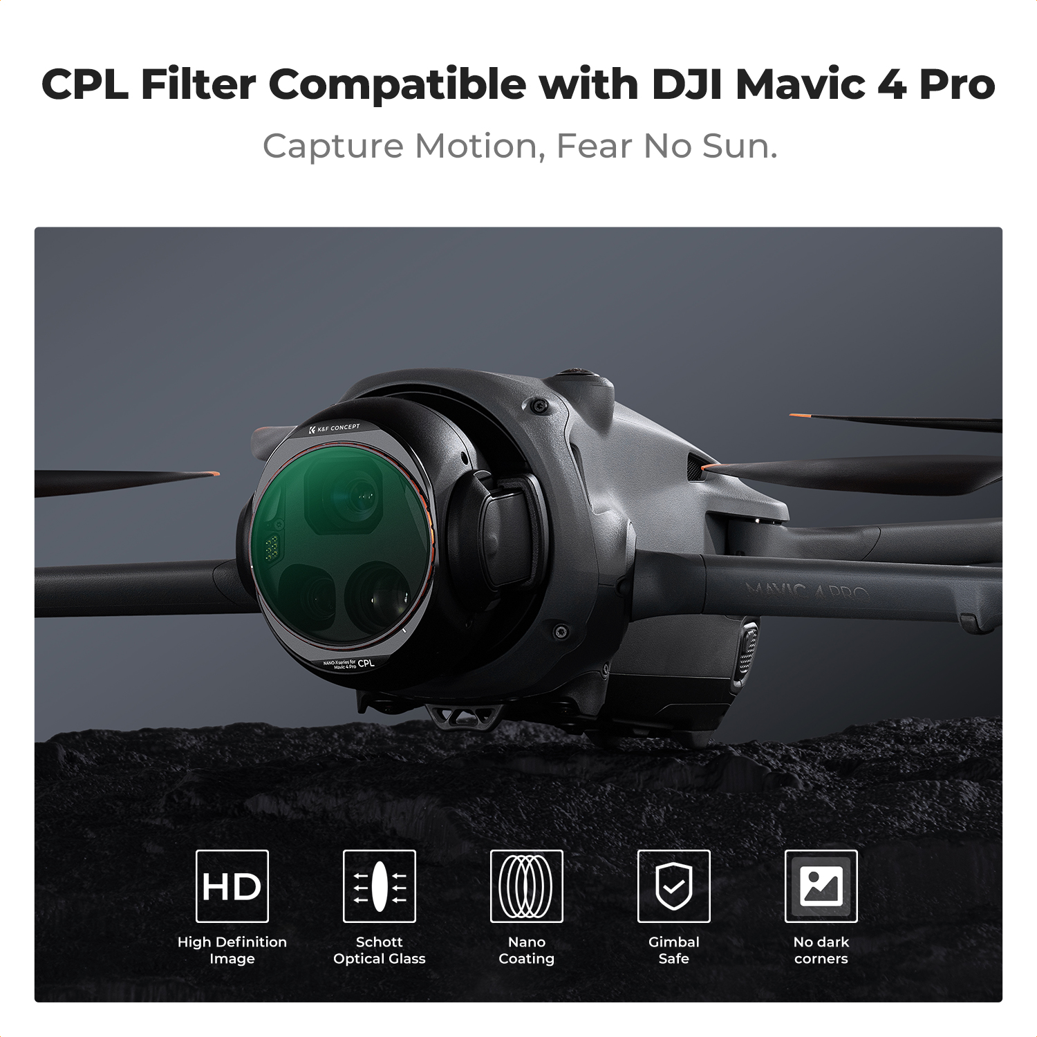 K&F CONCEPT Upgrade Circular P - Drone Ndvi ulasan dan harga