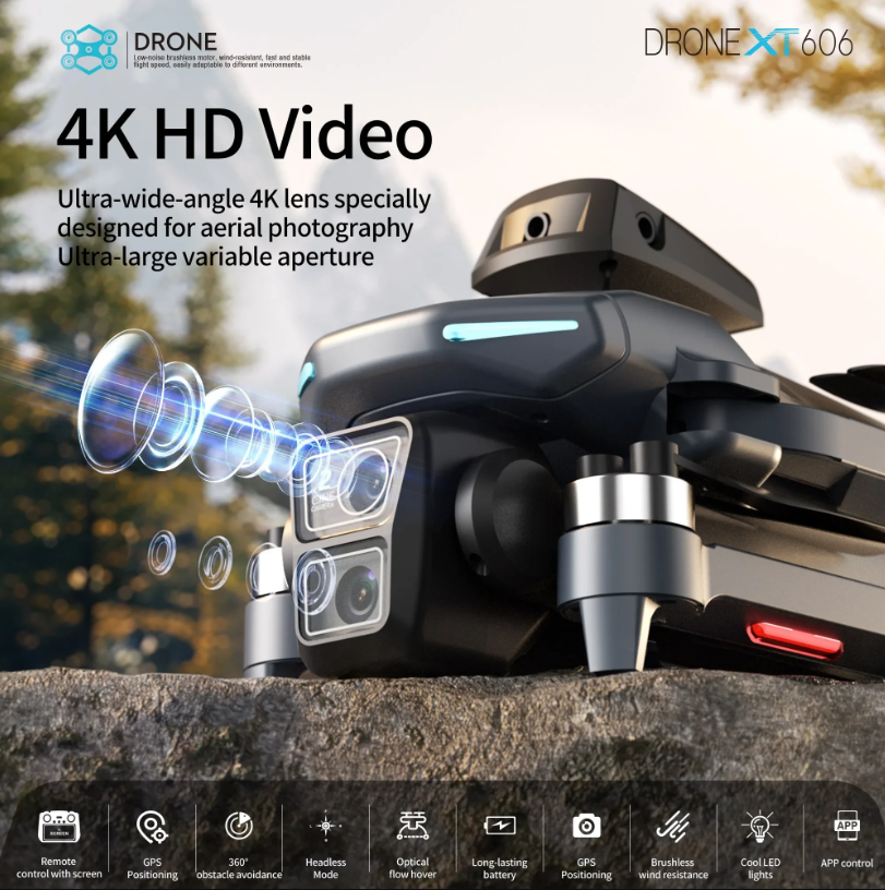 Lenovo XT606 MAX GPS Drone 4k  - Drone Multispectral ulasan dan harga