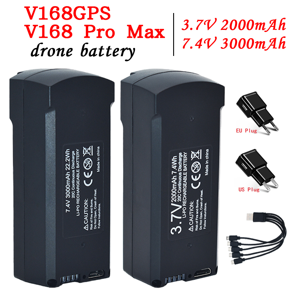 GPS V198 7.4V 3000mAh Battery  - Drone Mapping ulasan dan harga